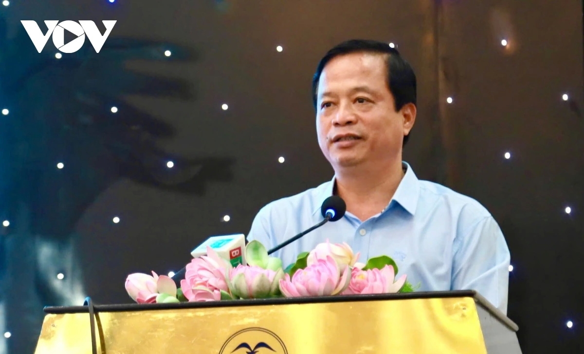 Ông Nguyễn Tuấn Thanh, Phó Chủ tịch Thường trực UBND tỉnh Bình Định phát biểu tại hội nghị