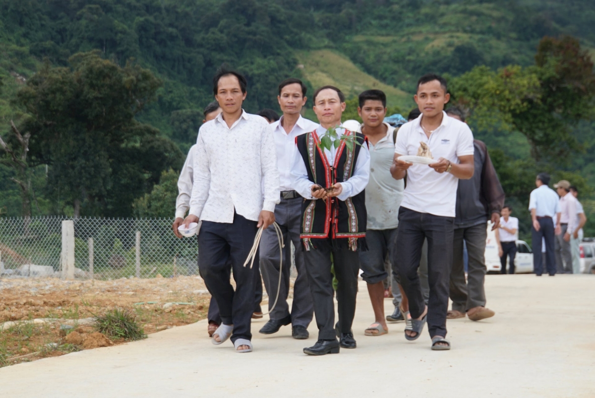 Đha nuôr chr'hoong Nam Trà My bhrợ đhr'niêng lươt pay dang sâm coh da ding Ngọc Linh. Cha nup: NAM PHƯƠNG