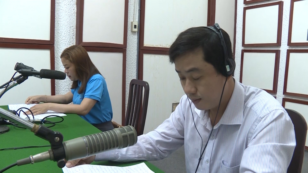 PTV Khmer đang xuất hiện chương trình thời sự truyền hình tiếng Khmer