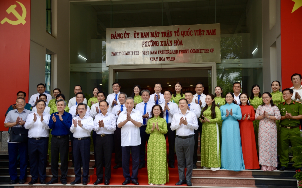 Tổng Ƀí thư ồng Tô Lâm lòt sền broă lơh gơnoar atbồ bàr kấp tàm ƀòn dờng Hồ Chí Minh