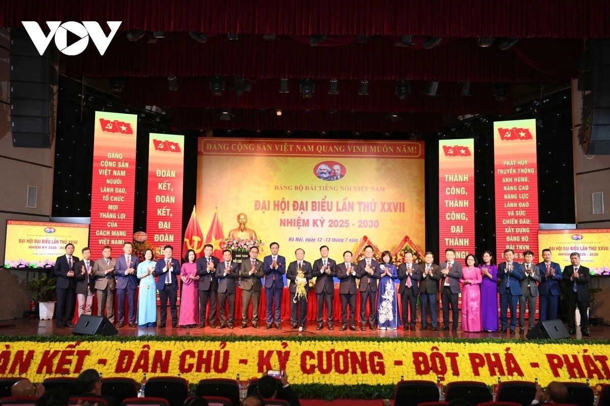 25 đồng chí được bầu vào Ban chấp hành Đảng bộ Đài TNVN nhiệm kỳ 2025-2030.