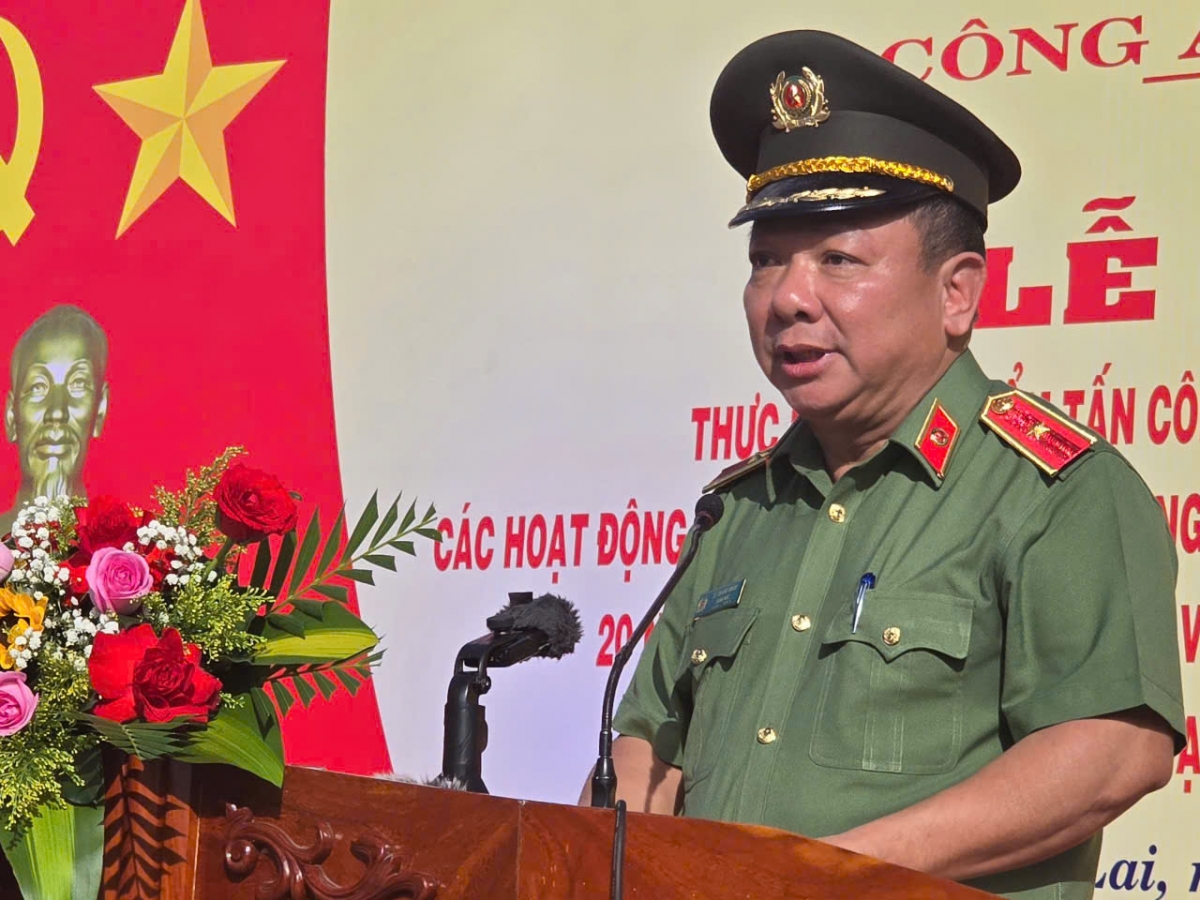 Thiếu tướng ơi Lê Quang Nhân, Khua kông an tơring čar Gia Lai đĭ pơhiăp