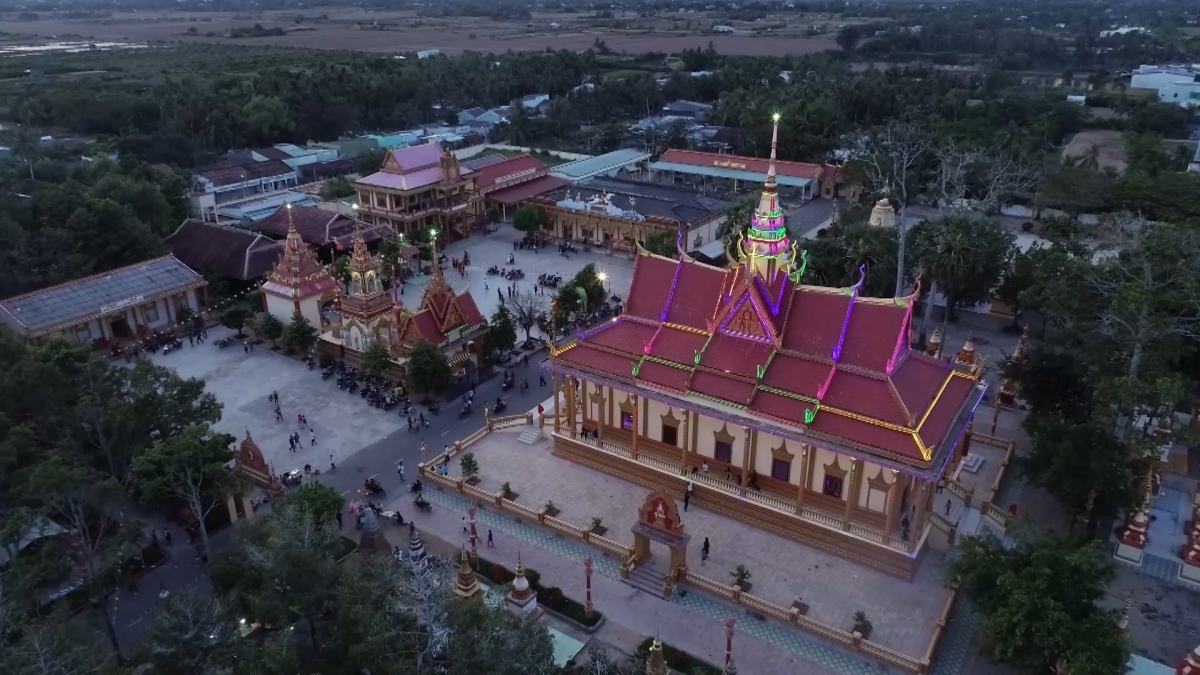 Toàn cảnh chùa Xiêm Cán