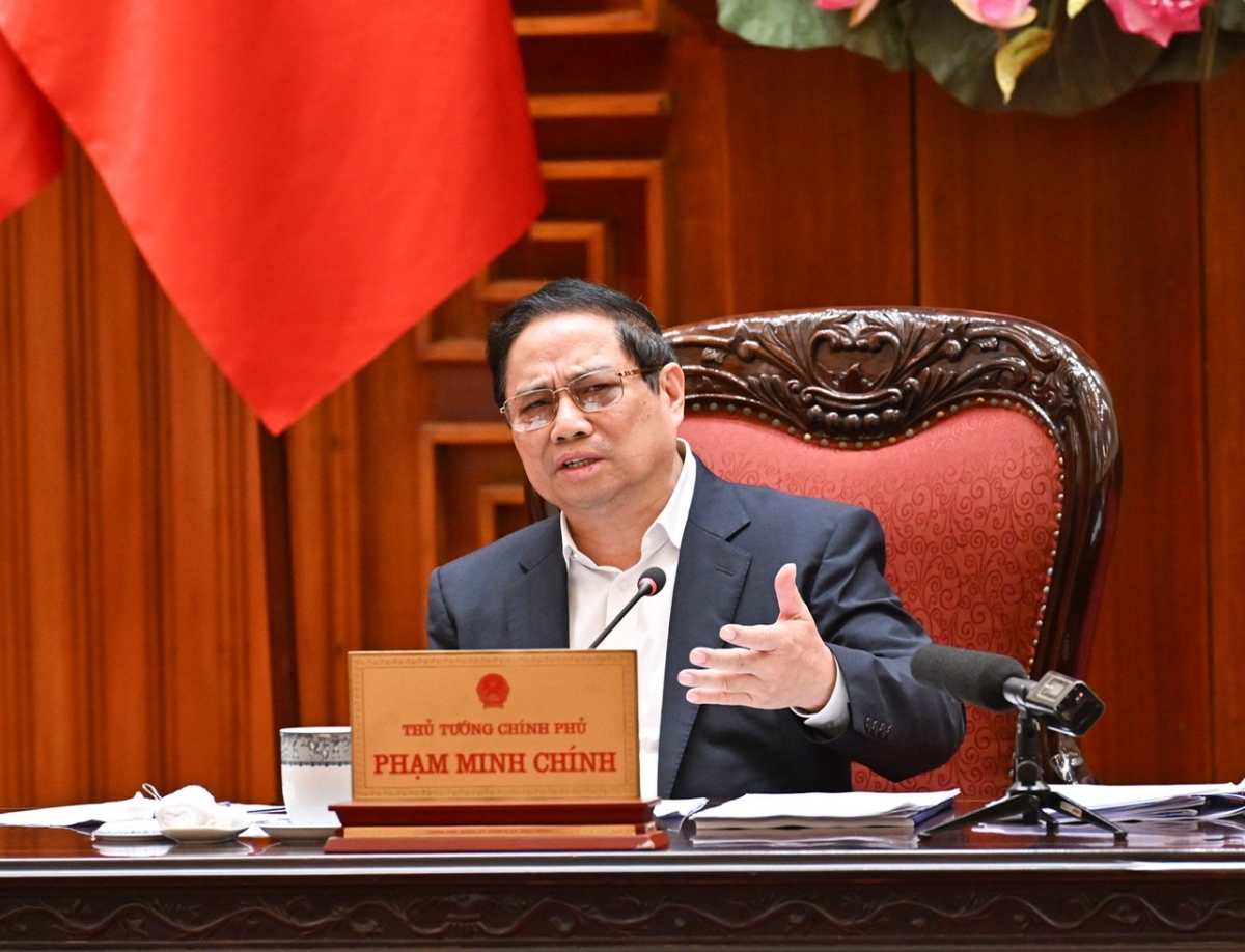 Thủ tướng ồng Phạm Minh Chính đơng lam dơ̆ pơrjum