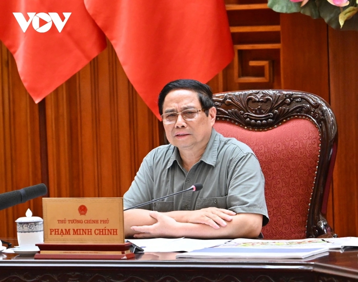 Phạm Minh Chính phát biểu tại phiên họp