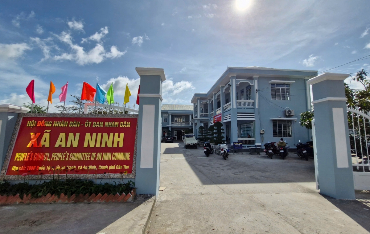 Trụ sở HĐND-UBND xã An Ninh mới