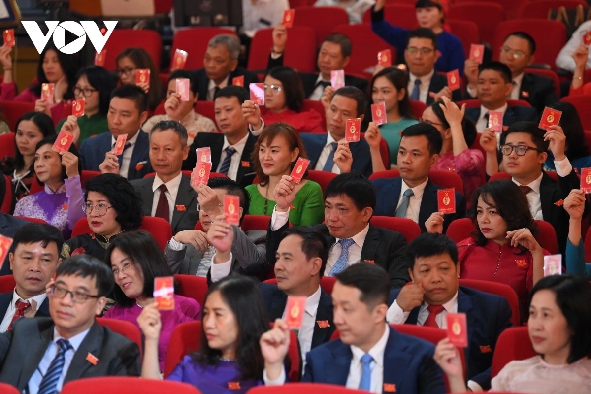 161 đại biểu đại diện cho 25 tổ chức cơ sở Đảng của Đài TNVN tham dự Đại hội.