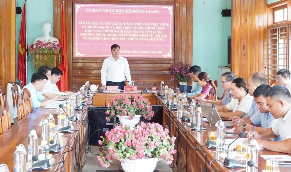 Coh cr'loọng pr'họp. Cha nụp: Báo Đà Nẵng