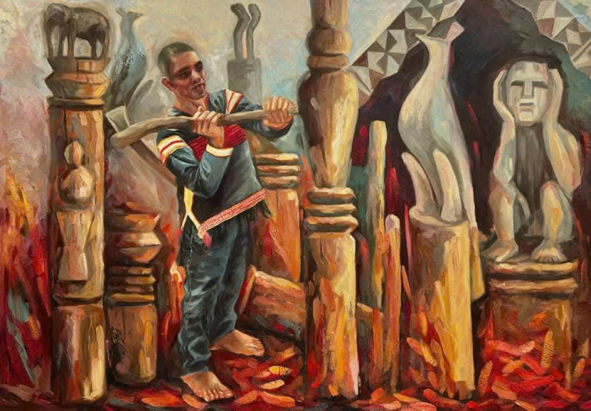 Rup “Krah rup  hŏng kyâo” dưi krah ti dlông pŏk mdhă kyâo
 