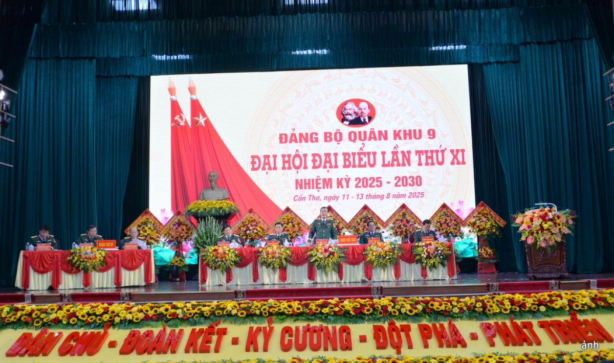 Đại hội Đảng bộ Quân khu 9 tâl XI, năm kan 2025 – 2030