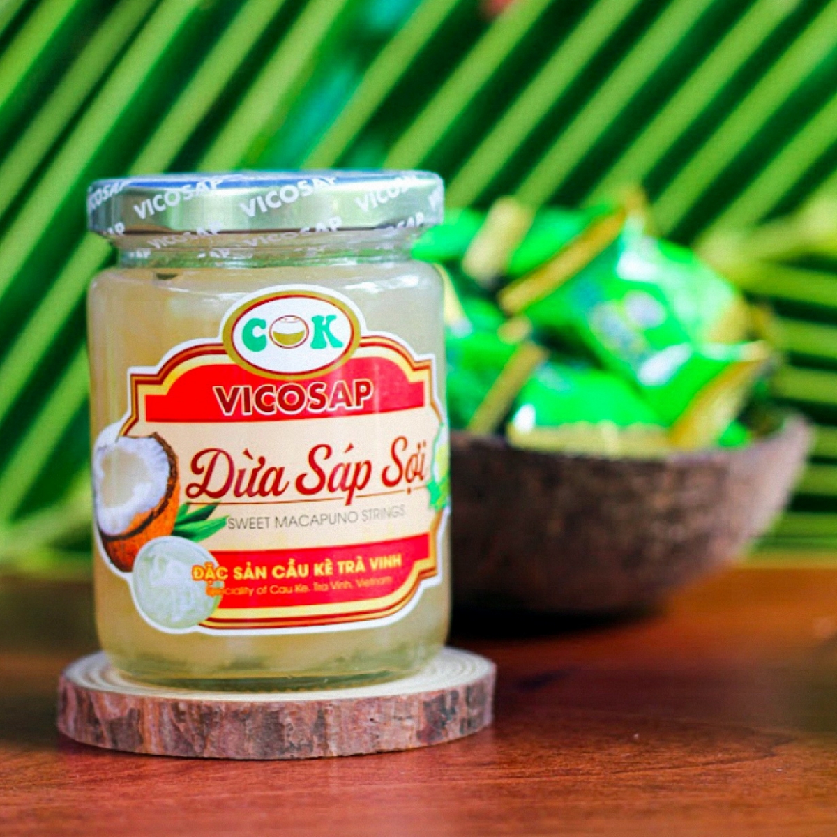 Dừa sáp sợi - 01 trong 05 sản phẩm OCOP 5 sao tỉnh Vĩnh Long