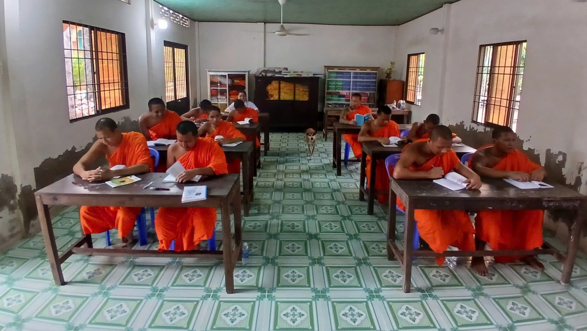 Một lớp học đơn sơ, giản dị nhưng hàm chứa nhiều ý nghĩa