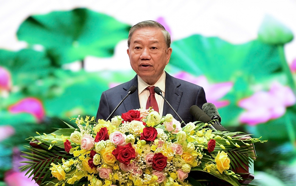 Tổng Bí thư Tô Lâm lah ta rơh mâp măt 