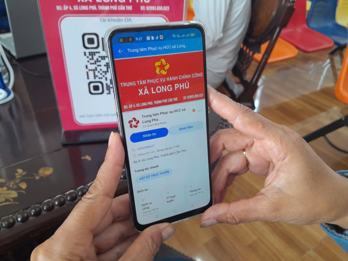 Nhiều tính năng trong ứng dụng Zalo OA