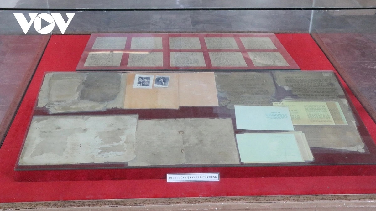 Những bức thư và kỷ vật của các liệt sĩ tại Thành cổ Quảng Trị