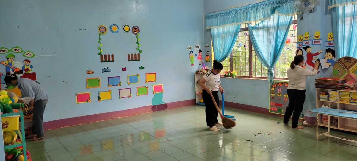 Hdrối mot hơnăm hriâm nếo, hên mâu nôu pâ tơrŭm ƀă thái cô mơ grúa văng hngêi trung, xot lěm krúa veăng hriâm, vâ kuăn‘něng châ hriâm tơniăn