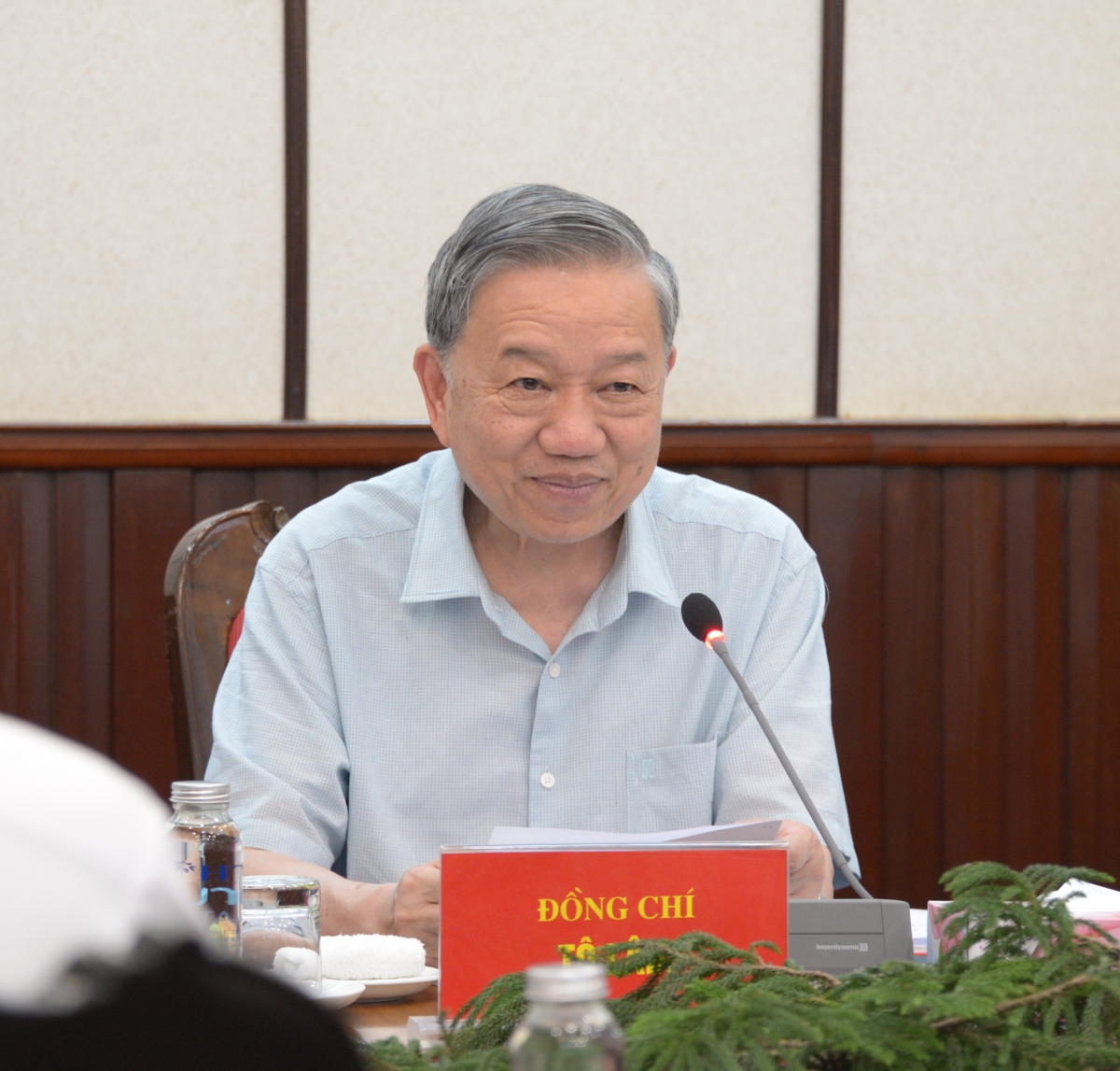 Tổng Ƀí thư ồng Tô Lâm đơs tàm dơ̆ lơh broă