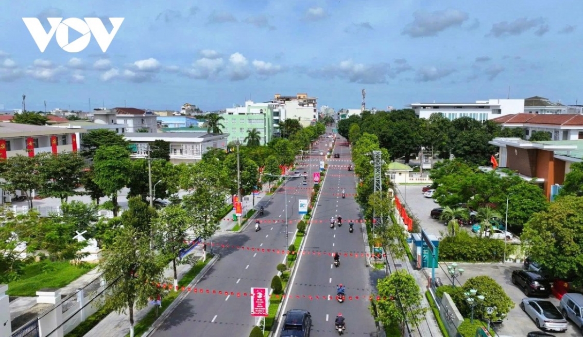 Một góc thành phố Quảng Ngãi.