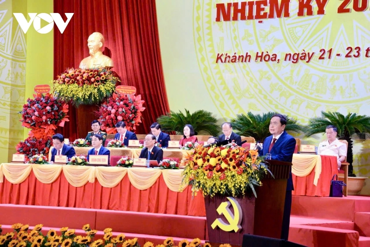 Chủ tịch Quốc hội Trần Thanh Mẫn phát biểu chỉ đạo tại Đại hội