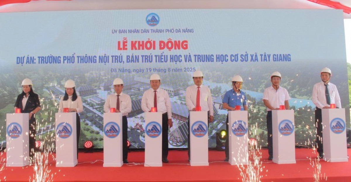 Dự án Trường PTNT,BTTH &amp; THCS xã Tây Giang với tổng mức đầu tư 262 tỷ đồng sẽ phục vụ chỗ học và chỗ ở cho khoảng 1.000 học sinh vùng cao