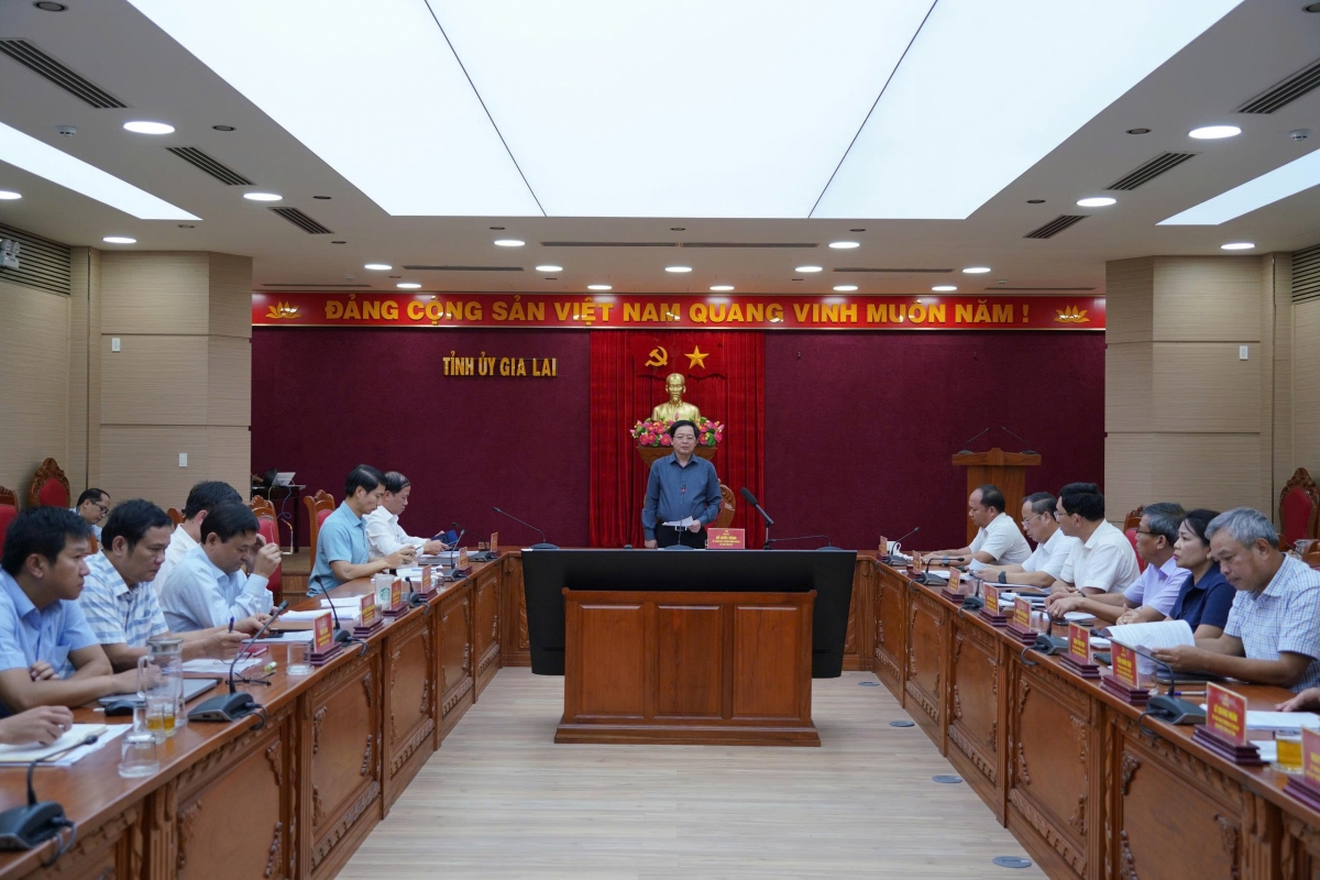 Tâm nchră jao ban bah Rnâng kan Tỉnh ủy Gia Lai 