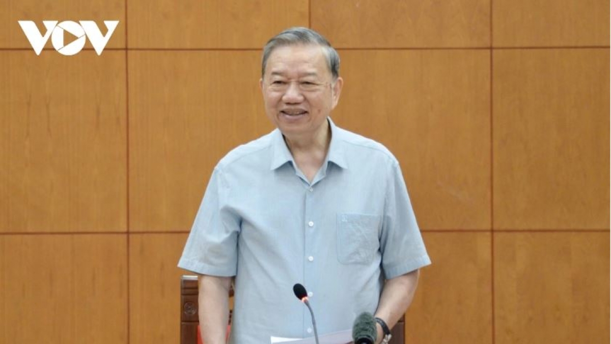 Tổng Ƀí thư ồng Tô Lâm geh jơnau đơs tàm dơ̆ lơh broă