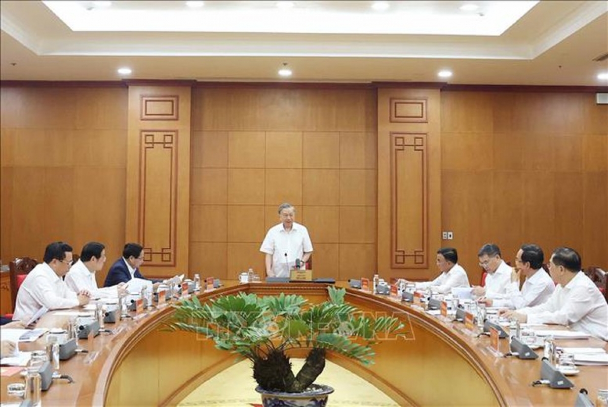 Pôa Tô lâm Kăn xiâm pơkuâ hnê ngăn Đảng pêi cheăng ƀă mâu Tiểu ban Rôh hôp má 15 dêi Đảng