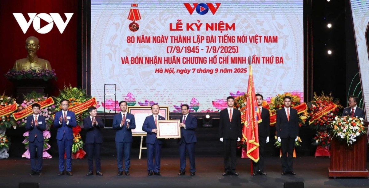 Thủ tướng Phạm Minh Chính an Huân chương Hồ Chí Minh an Đài Tiếng nói Việt Nam
 