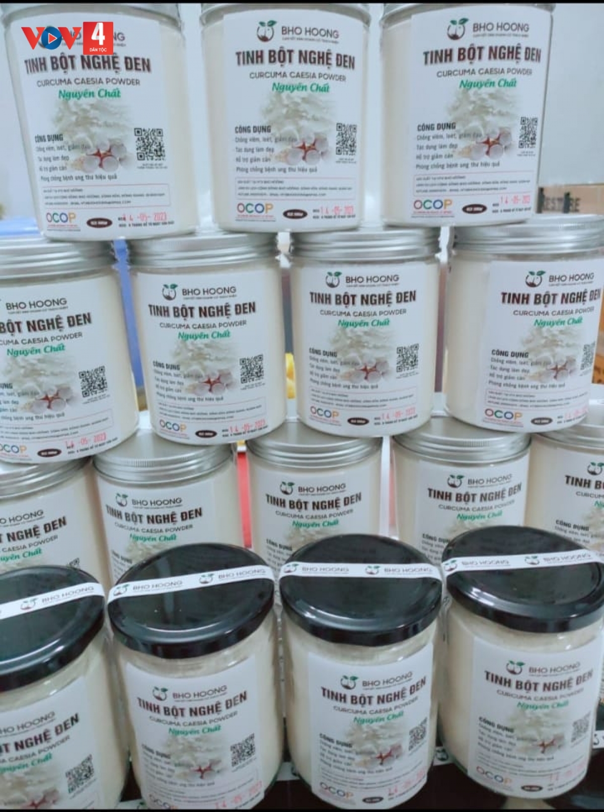 Nghệ đen của bà con Bhơ Hôông đã trở thành sản phẩm OCOP