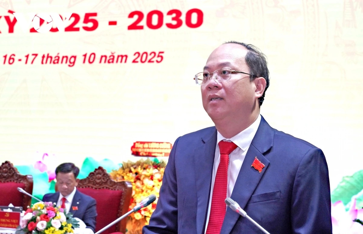 Phát biểu bế mạc Đại hội Đảng, ông Nguyễn Hồ Hải, Bí thư Tỉnh ủy nhấn mạnh việc cần sớm triển khai Nghị quyết