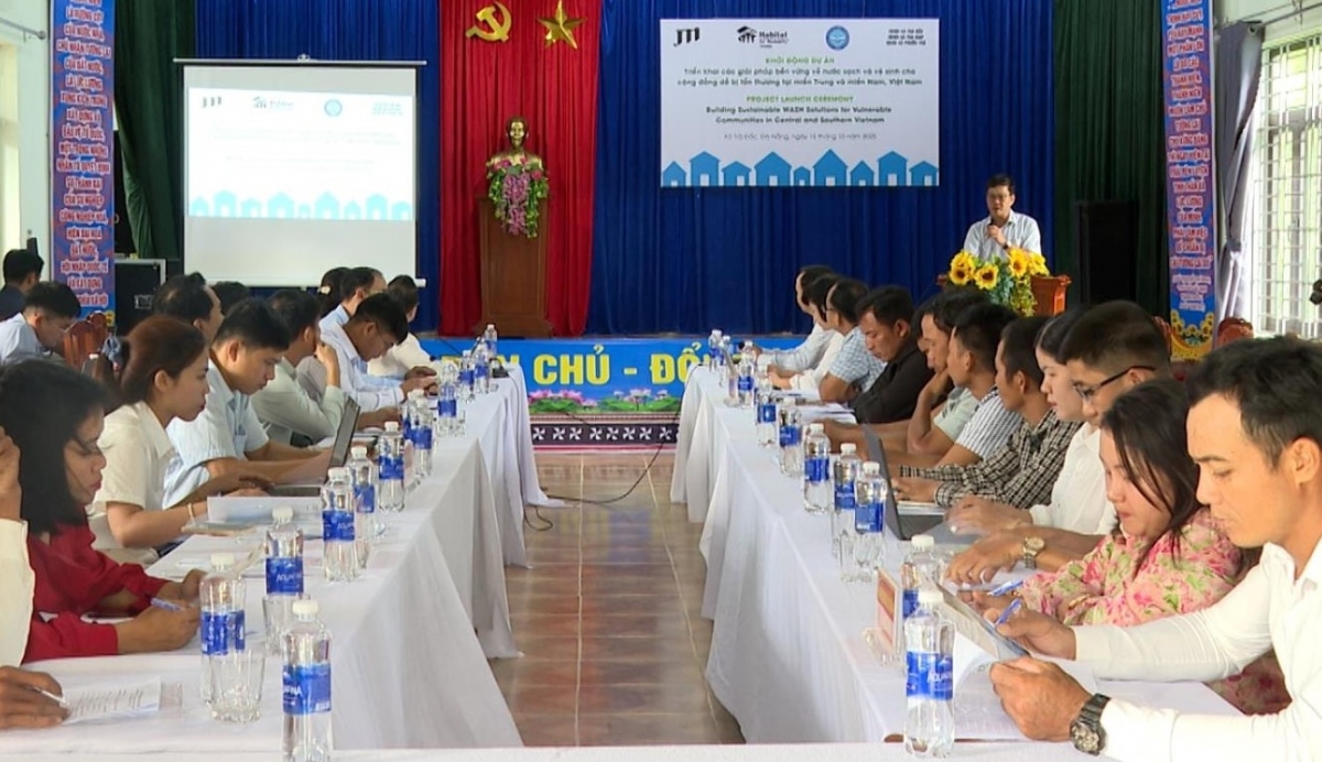 Quang cảnh hội nghị công bố khởi động dự án.