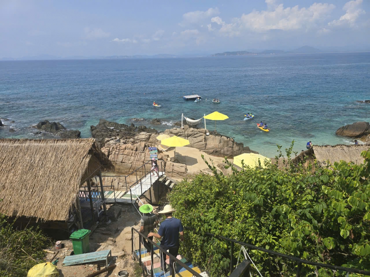 Kơh dak lêng Cù Lao Xanh ta xã đảo Nhơn Châu dôl kuăl jă ntuh kơl hun hao pâl nđaih