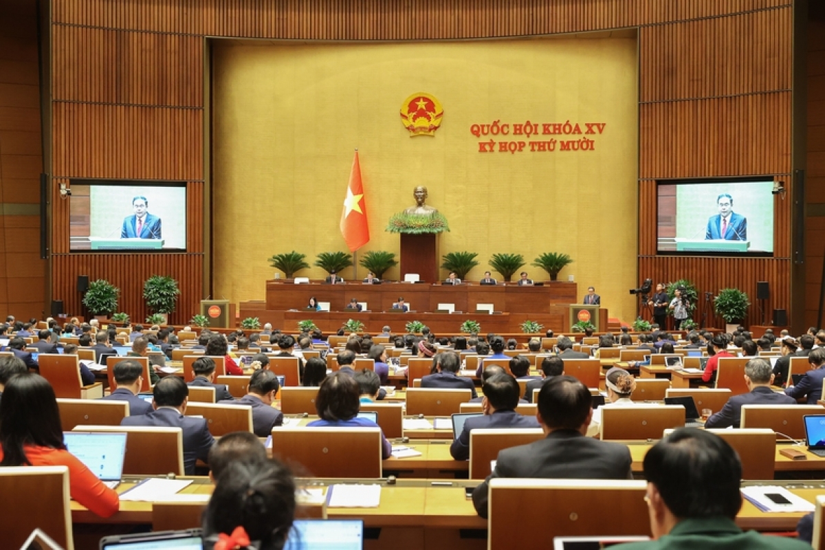 Kruanh Quốc hội Trần Thanh Mẫn ntơm pơk rơh hop tâl 10, Quốc hội khóa XV