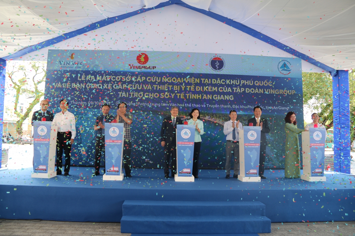Nhấn nút ra mắt cơ sở cấp cứu Ngoại viện Đặc khu Phú Quốc