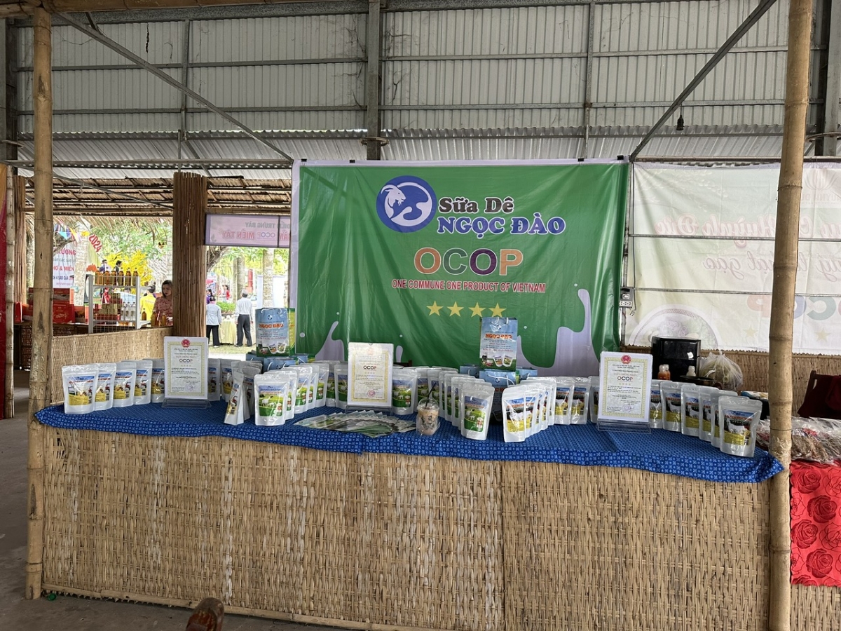 Những sản phẩm sản xuất từ trang trại sữa dê Ngọc Đào đều đạt OCOP 4 sao