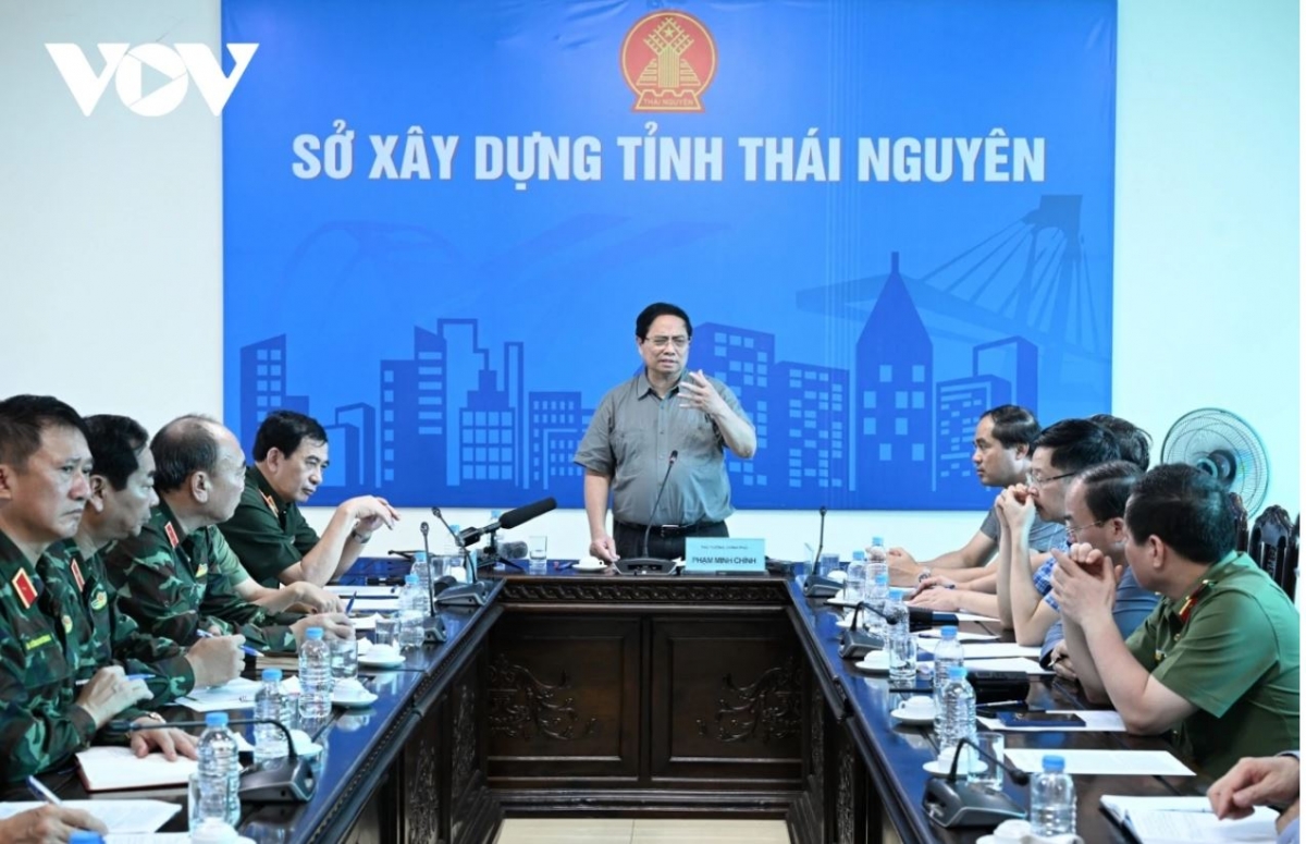 Thủ tướng Chính phủ Phạm Minh Chính tât Thái Nguyên rđau nau kan rklaih nau khuch jêh dak lip