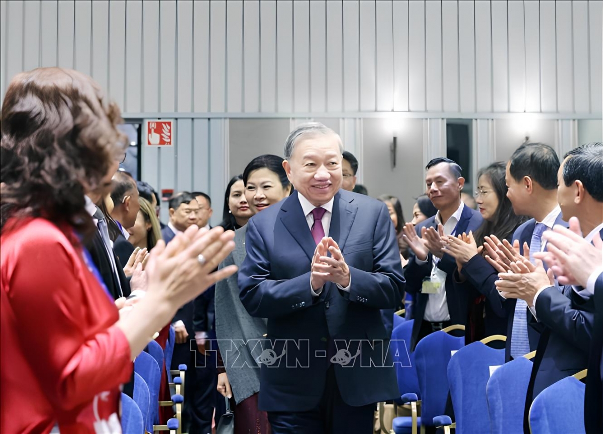 Tổng Bí thư Tô Lâm mâp mpôl nuĭh Việt ta Bắc Âu