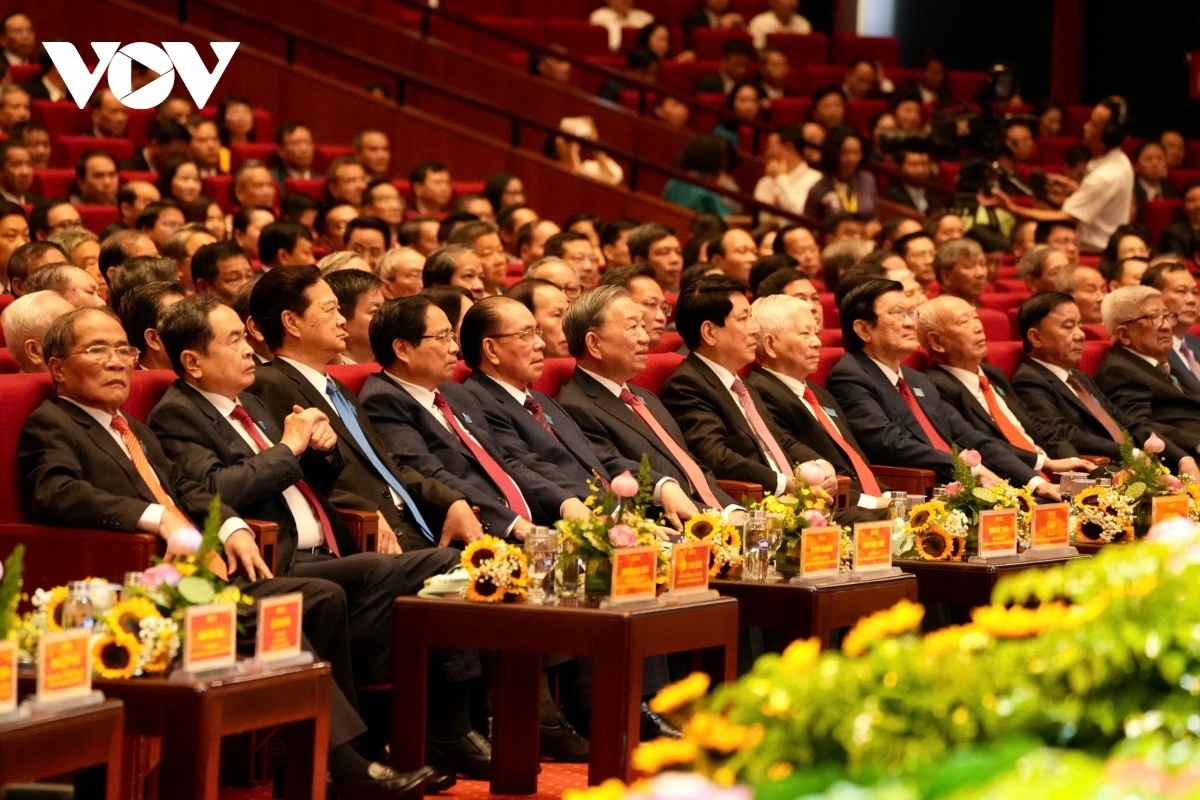 Lãnh đạo Đảng, Nhà nước dự Đại hội Đảng bộ TP Hà Nội lần thứ XVIII