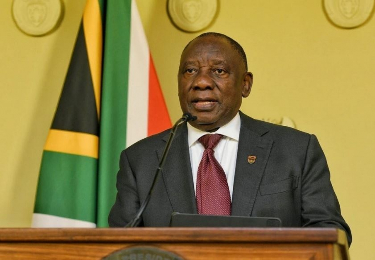 Tổng thống Nam Phi Cyril Ramaphosa
 