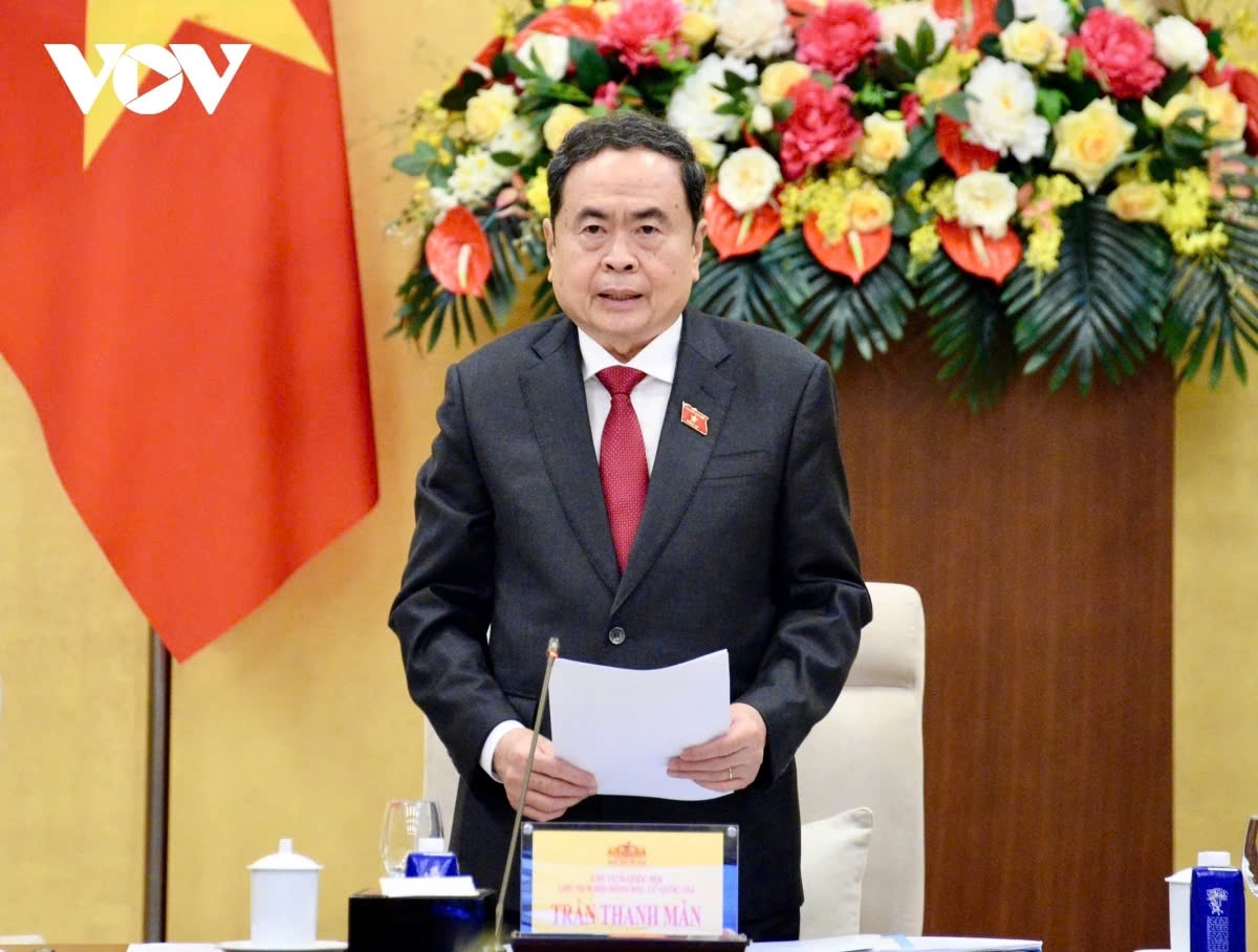 Chủ tịch Quốc hội Trần Thanh Mẫn chủ trì Phiên họp thứ Ba, Hội đồng bầu cử Quốc gia.