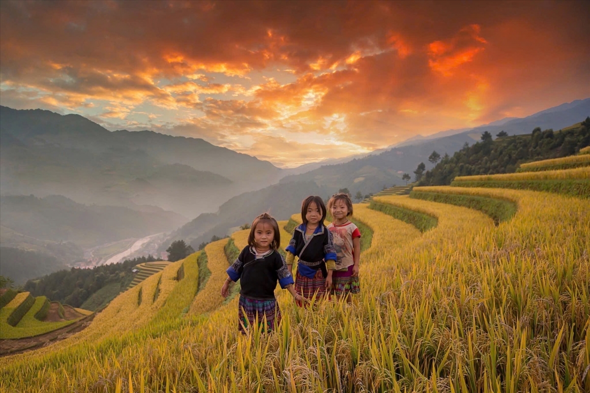 Ủy ban Thường vụ Quốc hội lưu ý việc ưu tiên nguồn lực, tăng định mức phân bổ vốn cho các xã đặc biệt khó khăn, xã nghèo, vùng đồng bào DTTS, miền núi. Trong ảnh: Mùa vàng ở vùng đồng bào DTTS và miền núi. Ảnh: Hoàng Dưỡng