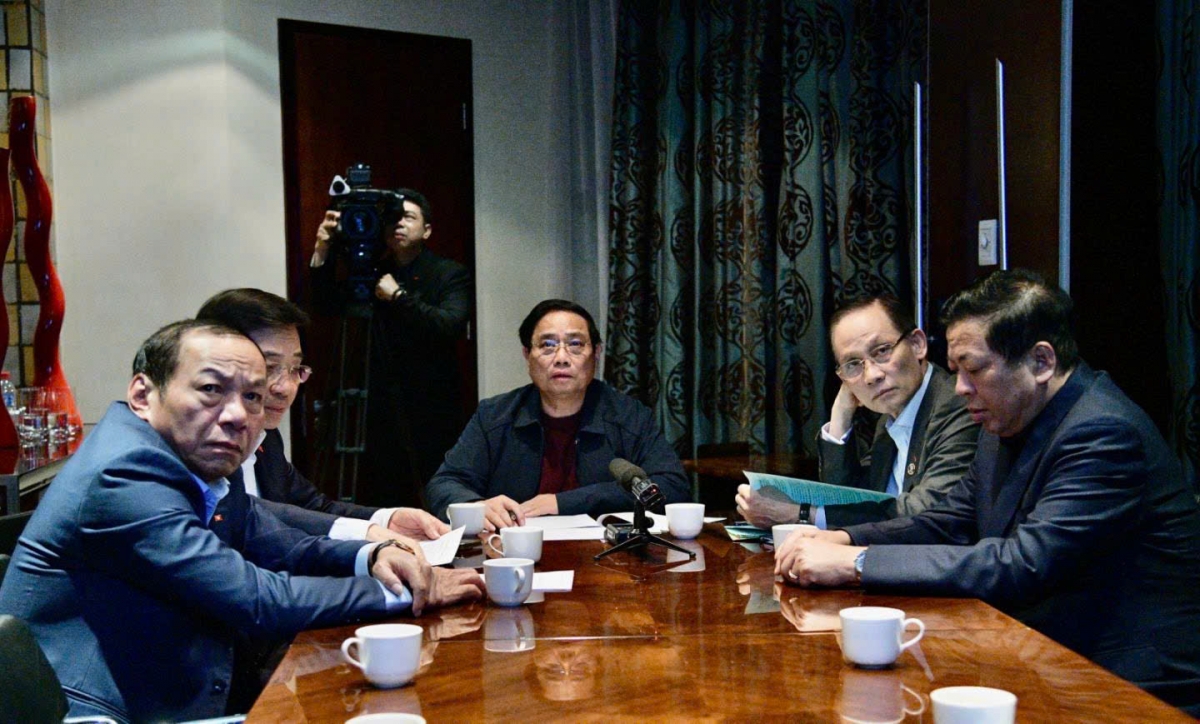 Thủ tướng Phạm Minh Chính truh hôp trư̆k tuyê̆n pơma ăn dôm trong jang gĭt kăl vă hơmet pơ ‘lơ̆ng hiong răm đơ̆ng ‘mi kial đak lip