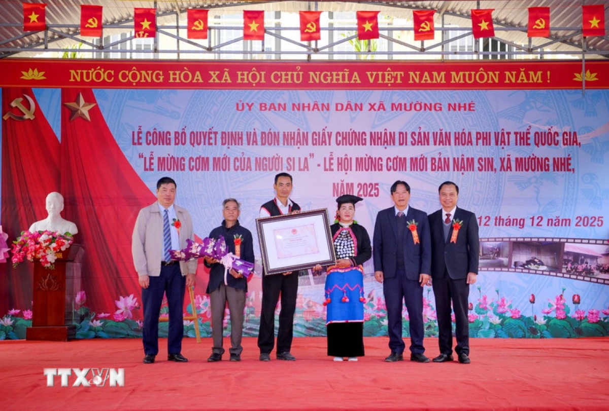 Lễ mừng cơm mới của người Si La trở thành Di sản văn hóa quốc gia.