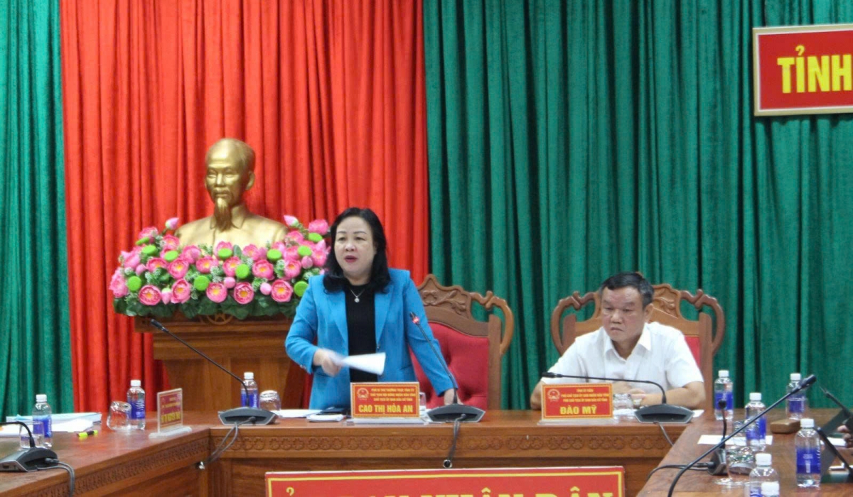 Jâ Cao Thị Hoà An, Phŏ Kăn pơkuâ hnê mơhno má môi Tĭnh ŭy, Kăn hnê ngăn Hô̆i đong kong pơlê, Kăn hnê ngăn Viƀan tâ phĭu rah xo kăn pơkuâ dêi kong pơlê Dak Lak xông tơpui