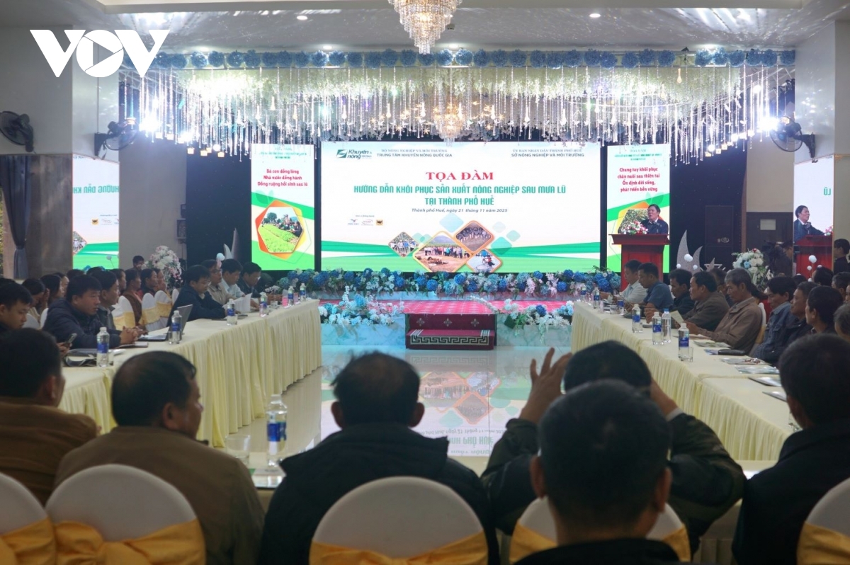 Hội thảo hướng dẫn khôi phục sản xuất nông nghiệp sau lũ ở thành phố Huế