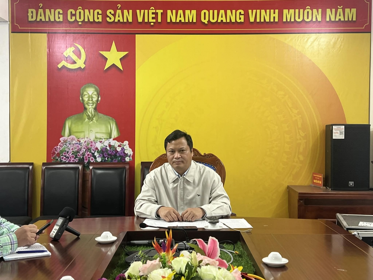 Ông Nguyễn Mỹ Hải, phó giám đốc Sở NN&amp;MT Thái Nguyên