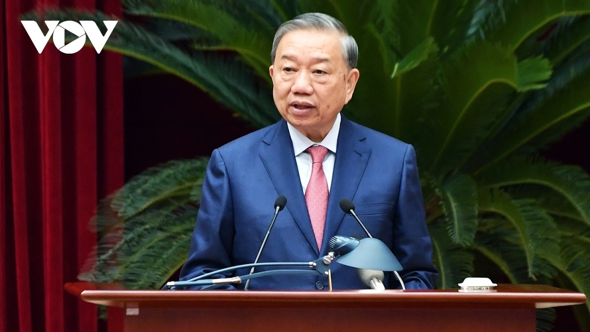 Tổng Bí thư Tô Lâm phát biểu khai mạc hội nghị