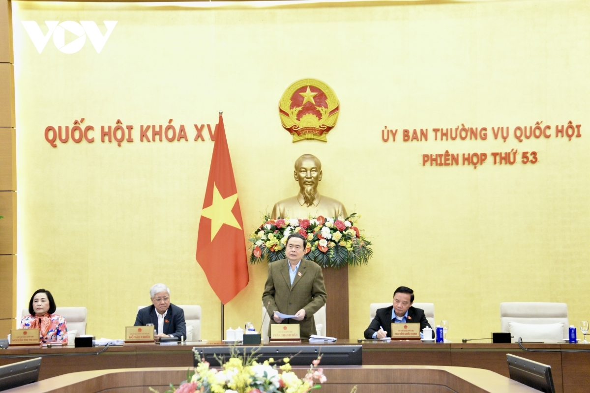 Phiên họp thứ 53 của Ủy ban Thường vụ Quốc hội.