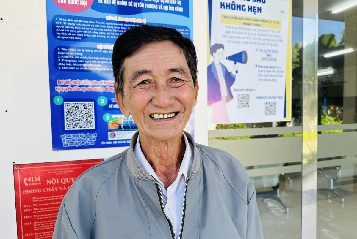 ông Nguyễn Văn Tuấn, người dân TP. Cần Thơ