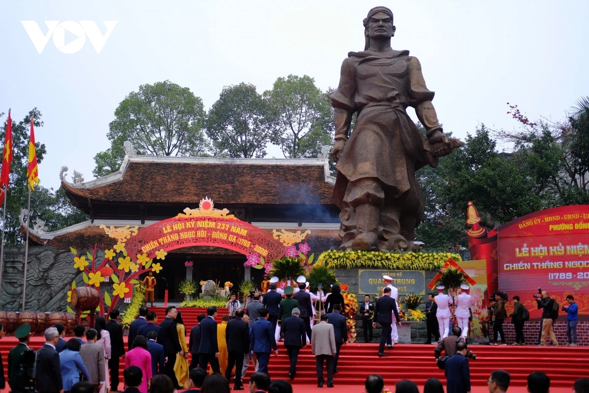 Lễ hội kỷ niệm 237 năm Chiến thắng Ngọc Hồi - Đống Đa (1789-2026) do Ủy ban Nhân dân phường Đống Đa chủ trì tổ chức đã diễn ra trong hai ngày 21 và 22/2/2026 (tức mùng 5 đến mùng 6 tháng Giêng năm Bính Ngọ).